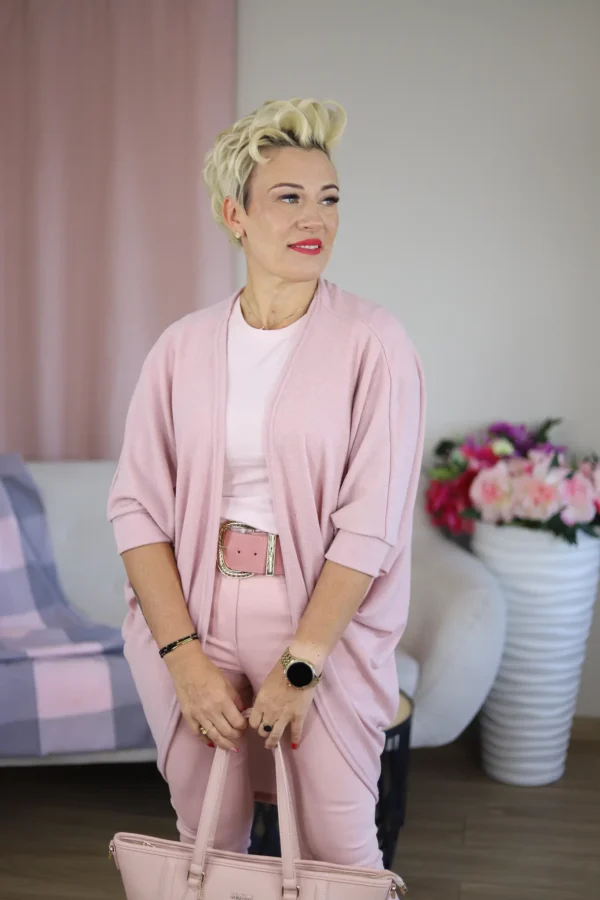 Wdzianko mitex- pudrowy róż