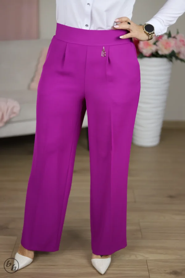 Spodnie damskie korona- fuksja
