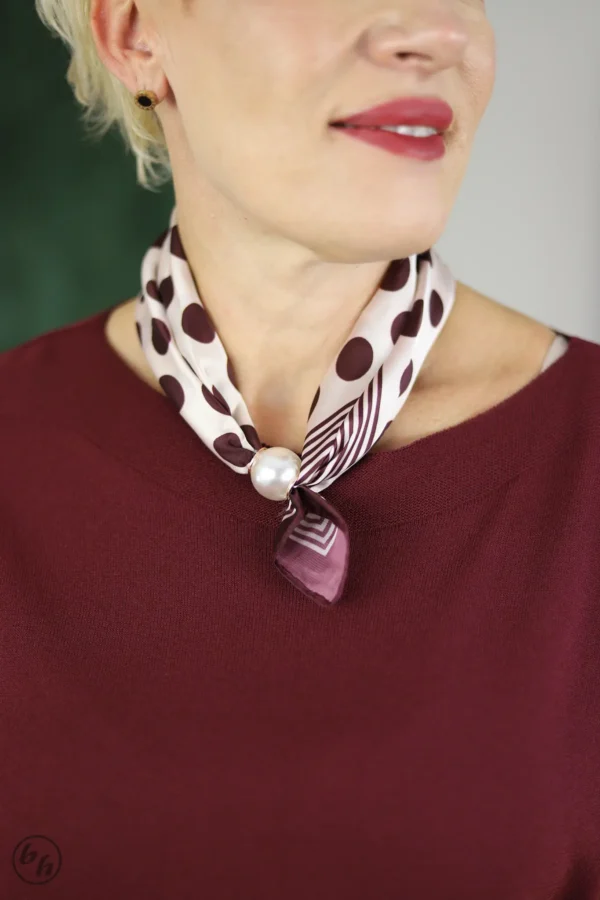 Gawroszka perełka- groszki bordo
